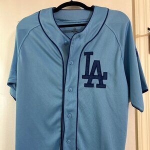 Dodgers Jersey Mens Medium Light Blue - Dynasty Brand
